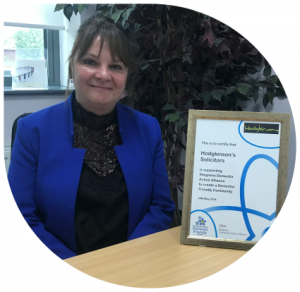 Hodgkinsons Receives Award for Being a ‘Dementia Friendly’ Business